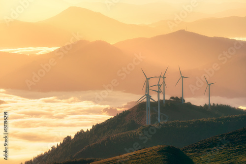 wind turbines photo