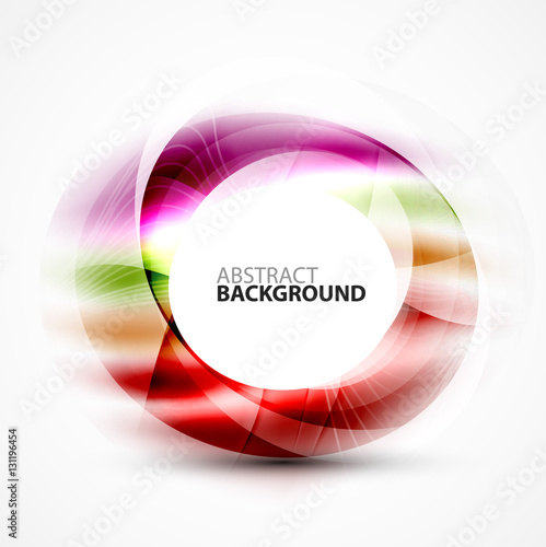 Vector abstract blurred swirl