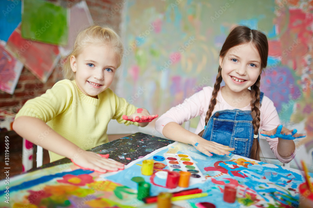 Fototapeta premium Playful girl