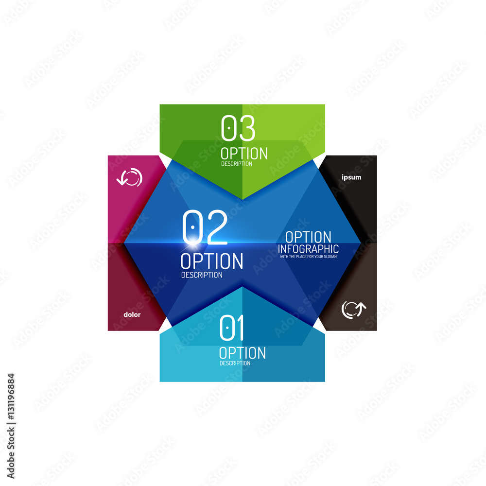 Hexagone infographic diagram templates Hexagone infographic diagram templates
