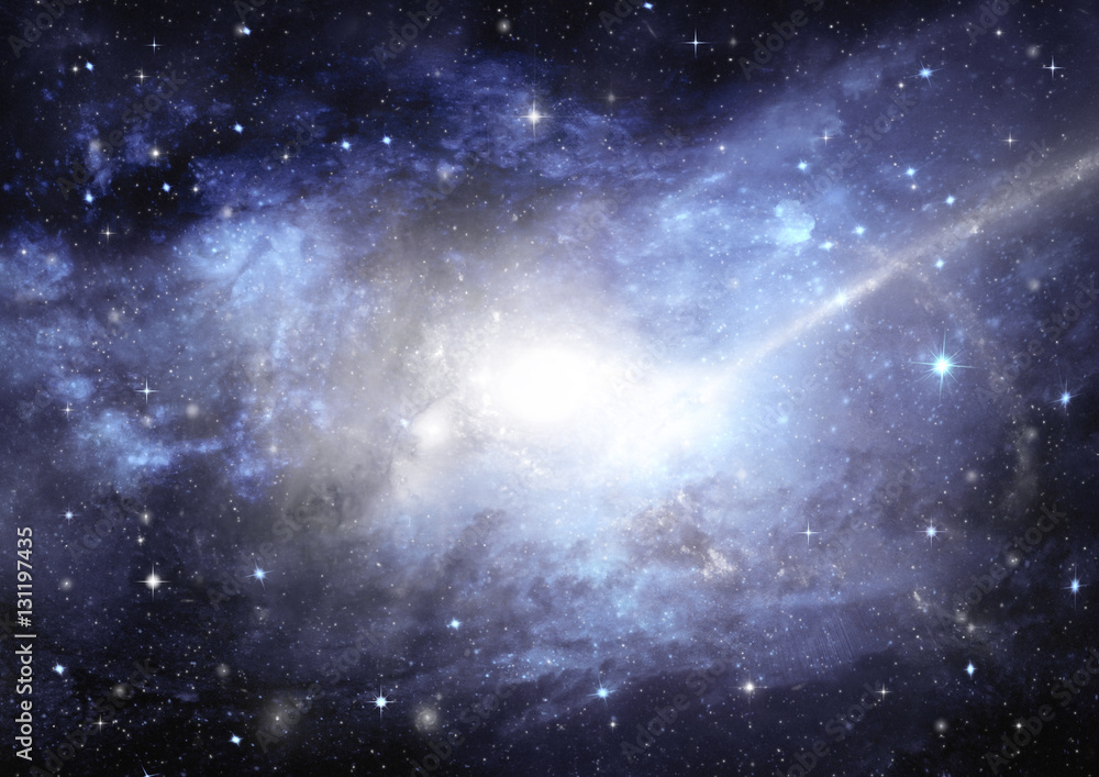 Stars, dust and gas nebula
