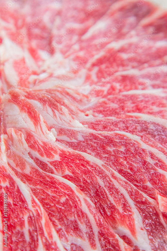 raw sliced beef belly raw sliced beef belly