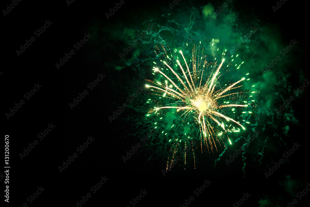 Naklejka premium Fuochi d'artificio