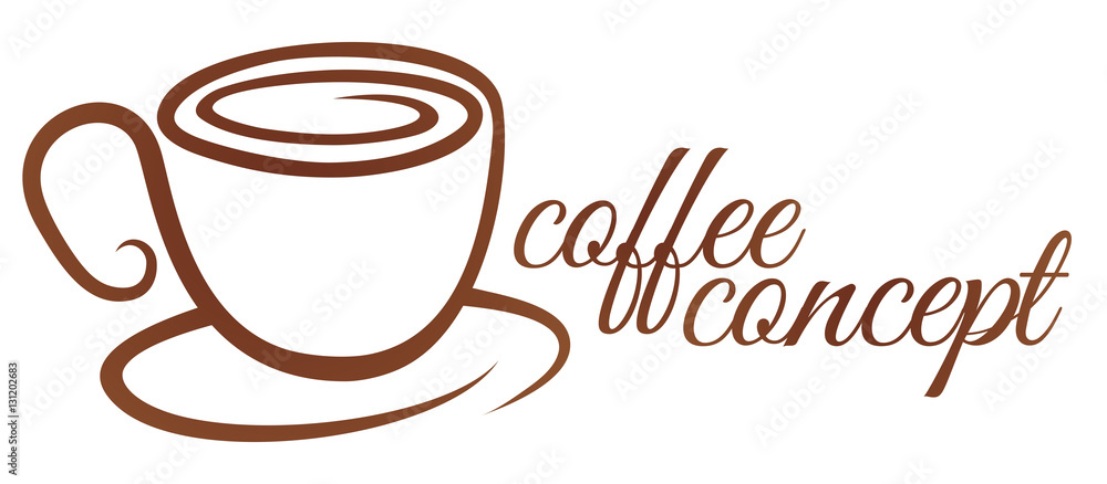 Obraz premium Coffe Cup Cafe Concept