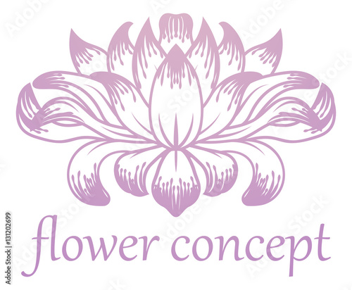Flower Floral Abstract Conc...