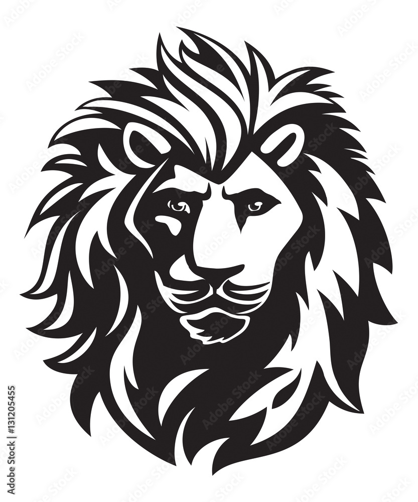 Obraz premium Lion head illustration