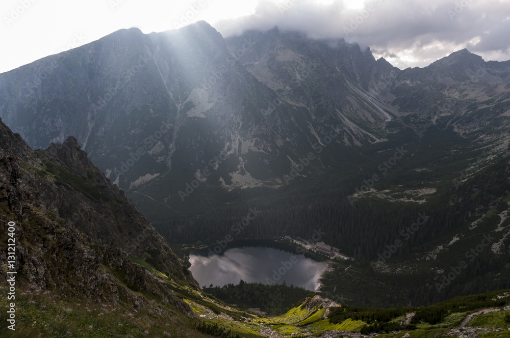 Beautiful mountain valley in the High Tatras. Slovakia Beautiful mountain valley in the High Tatras. Slovakia