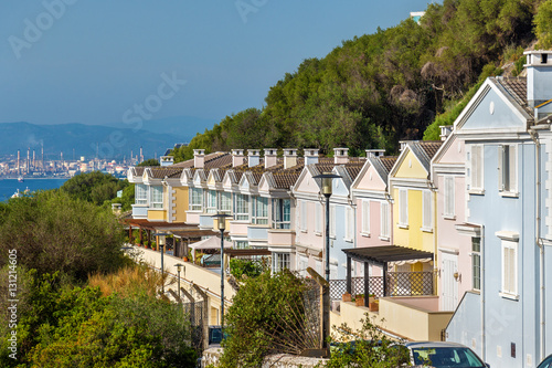 Houses in the city of Gibraltar