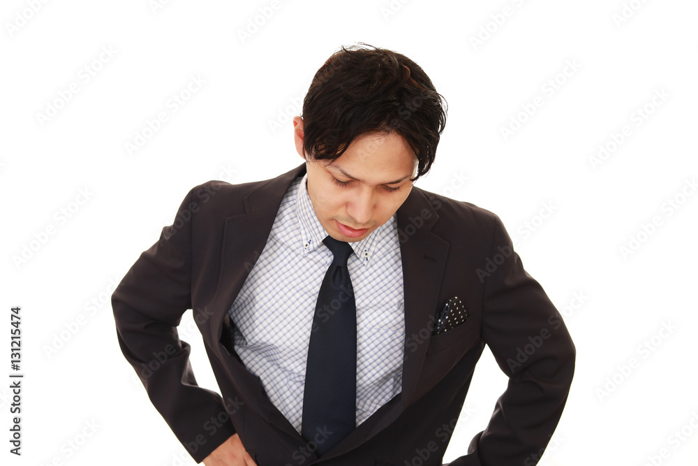 苦悩するビジネスマン
