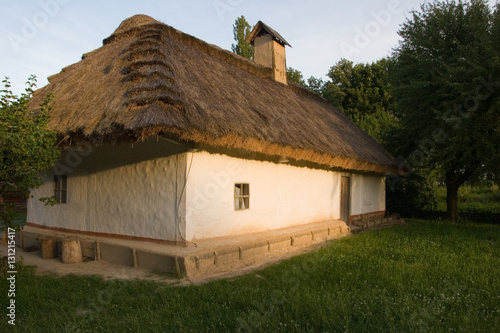 Authentic Ukrainian village house.