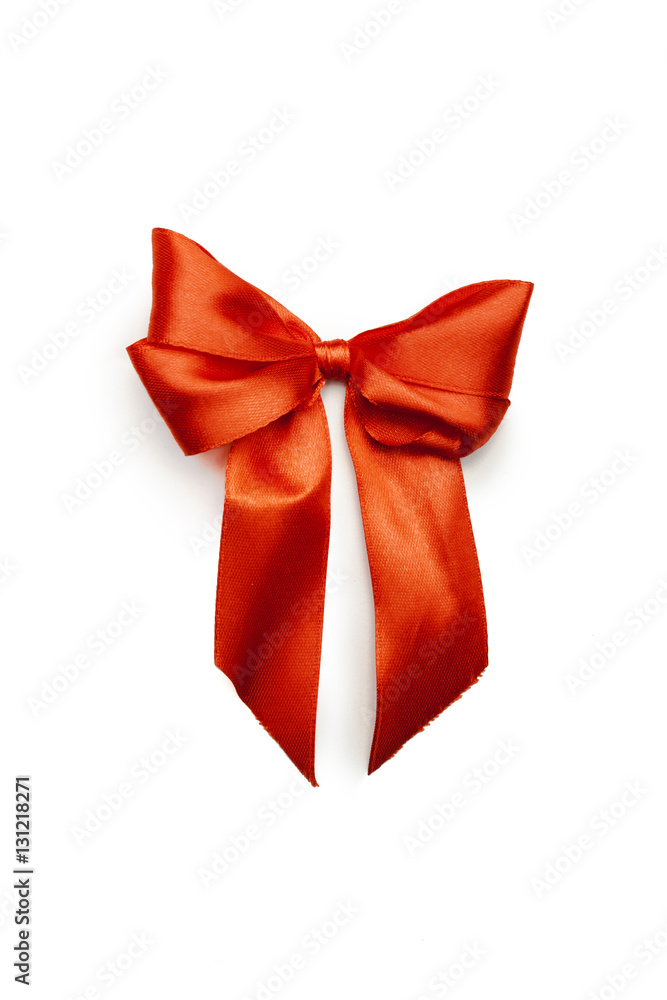 ribbon bow isolated on white ribbon bow isolated on white