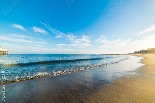 sandy shore in Malibu photo