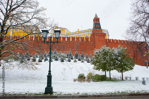 Kremlin palace in the winter season
