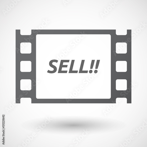 Isolated frame with    the text SELL!!