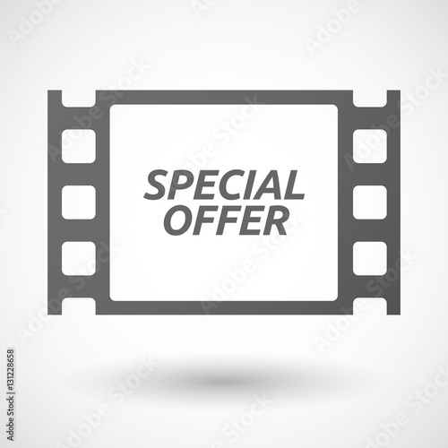 Isolated frame with    the text SPECIAL OFFER