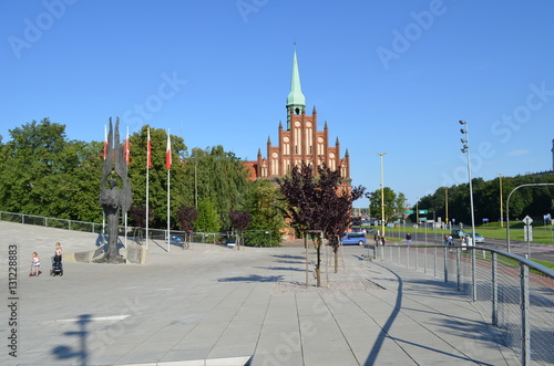 Szczecin, Plac Solidarności/Szczecin, The Solidarnosc Square, Poland