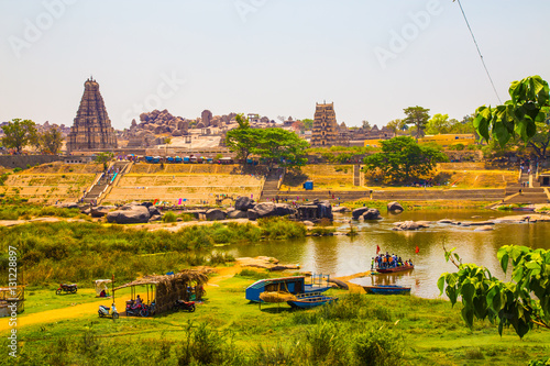 View of Hampi, Unesco world heritage site, India