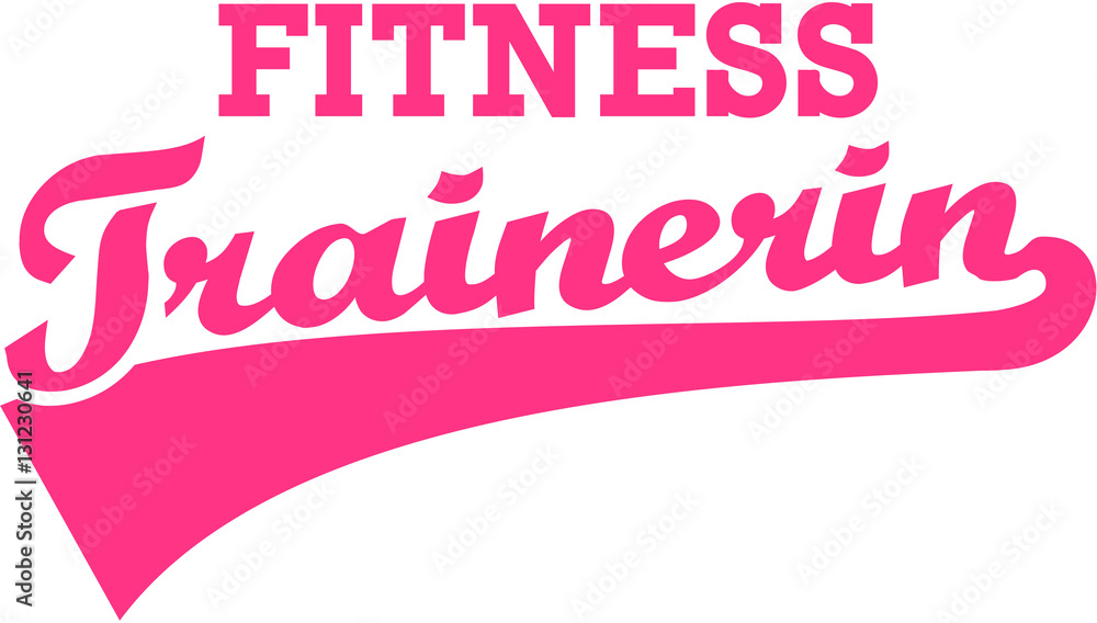 Female fitness trainer - german word Female fitness trainer - german word