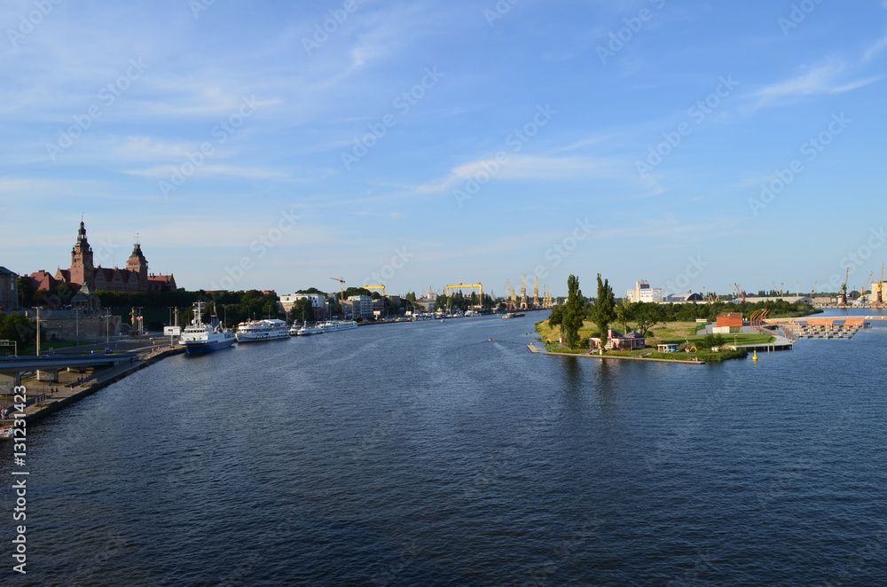 Port w Szczecinie/Port in Szczecin, Poland