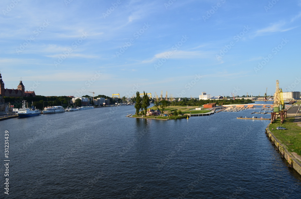 Port w Szczecinie/Port in Szczecin, Poland