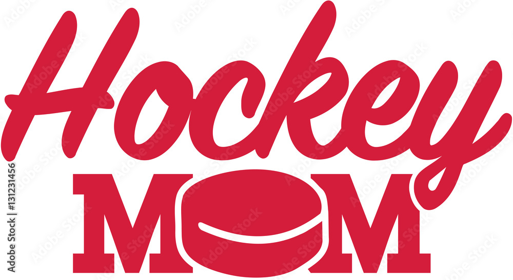 Naklejka premium Hockey Mom