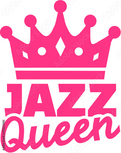 Schilderij op canvas Jazz dance queen with crown