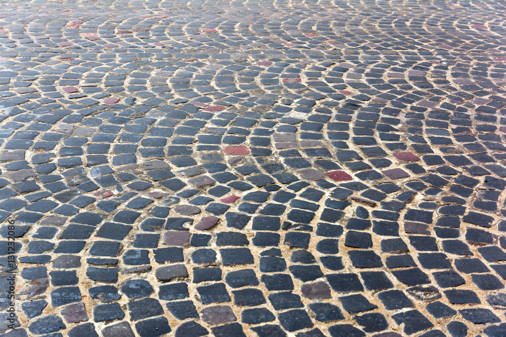 Fototapeta premium Paving stone. Texture, background.