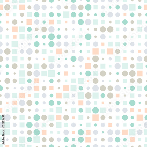 Bright geometric seamless pattern in different shades.