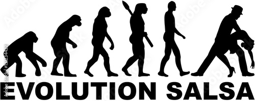 Evolution salsa dancing