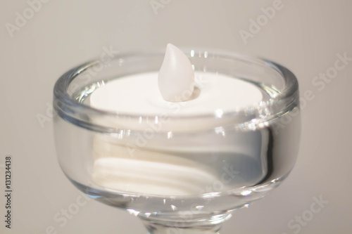 Led Candles with white background