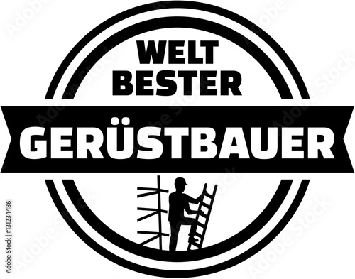 World's best scaffolder german button