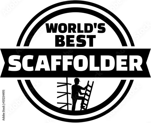 World's best scaffolder button