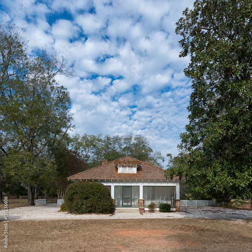 Canvastavla Jimmy Carter's boyhood home in Plains, Georgia