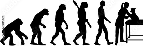 Female veterinarian evolution