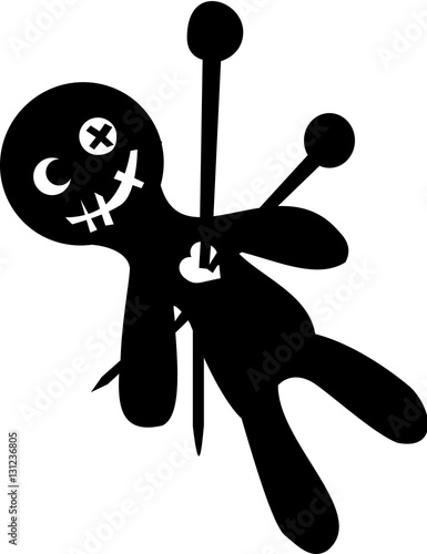 Voodoo doll cartoon