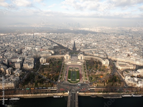 Paris City View from Eiffel Tower