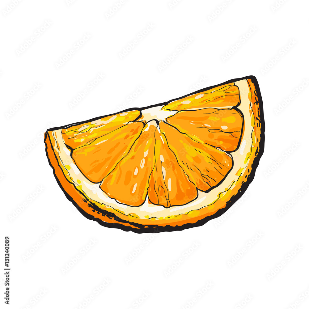 How to Draw Orange easy and step by step or shading for beginners  YouTube
