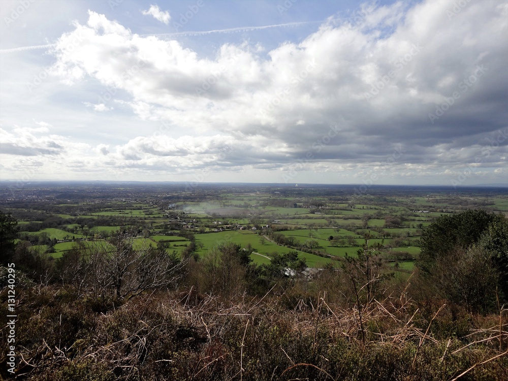 Countryside Landscape View Congleton Cloud Cheshire 