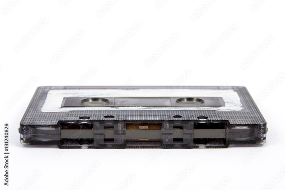 cassette tape isolated on a white background cassette tape isolated on a white background