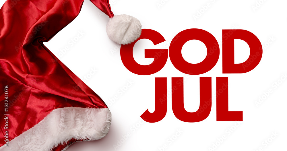Merry Christmas (in Swedish) Stock Photo Adobe Stock