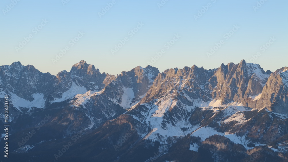 Hochgebirge - Wilder Kaiser in den Alpen in Österreich