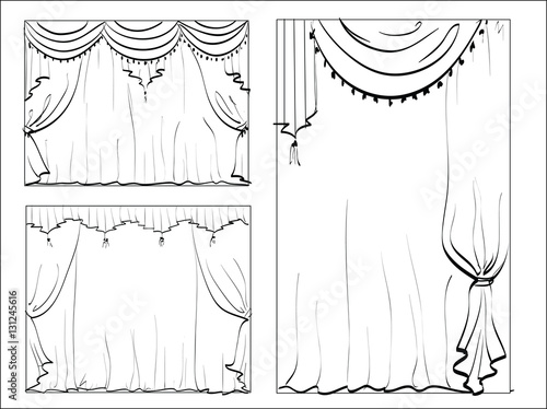 curtains scetch