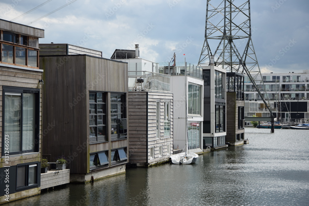 Floating houses bei Amsterdam Floating houses bei Amsterdam