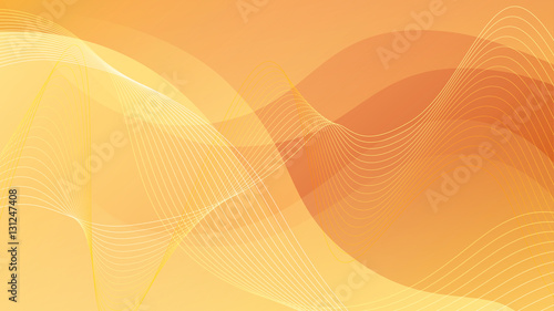 Abstract curves Orange