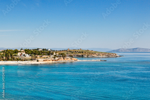 Agia Marina in Spetses island, Greece © costas1962