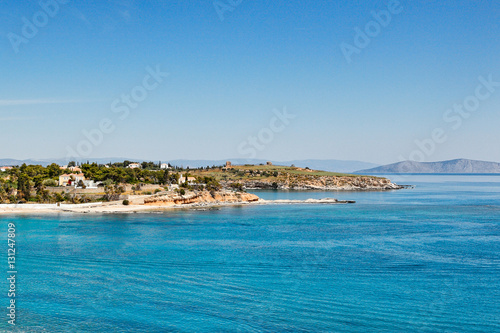 Agia Marina in Spetses island, Greece photo