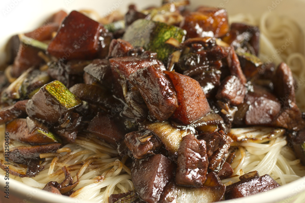 Ja Jang Myun: Korean Noodles in Black Bean Sauce Ja Jang Myun: Korean Noodles in Black Bean Sauce