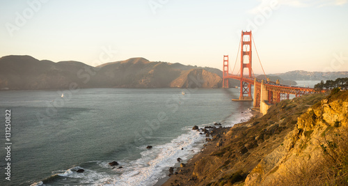Golden Gate Bridge Fort Point San Francisco Bay California