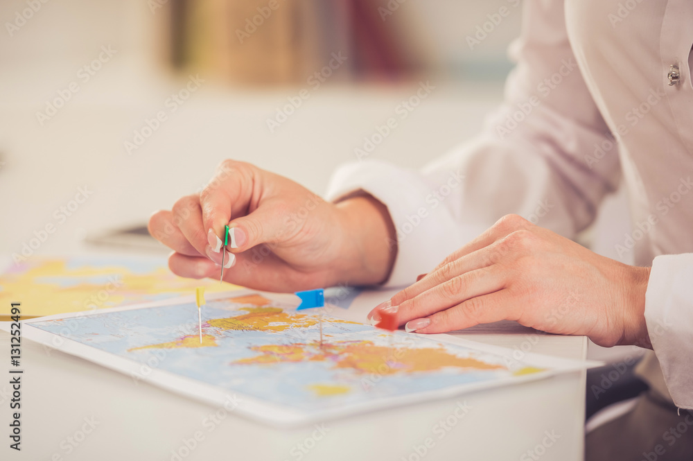 Beautiful travel agent Beautiful travel agent