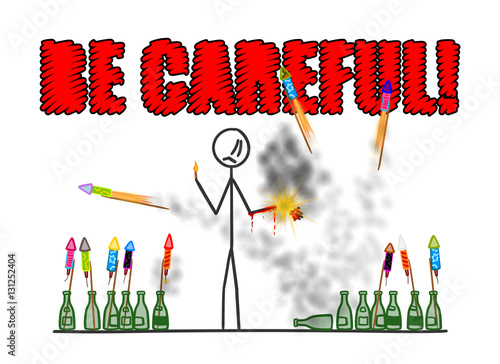 sm feuerwerk machen be careful II